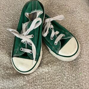 Kids Green Converse Sneakers
